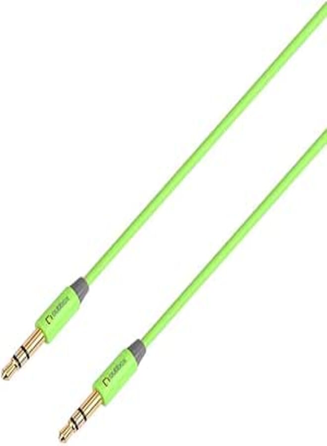 Outbox aux 3.5 mm cable, 1.2 meters - green